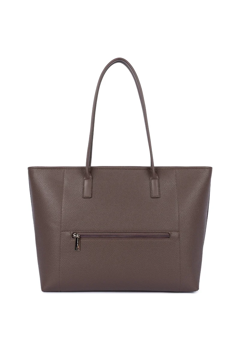 Lancaster Sac cabas épaule Zippé Maya Double KBA Marron