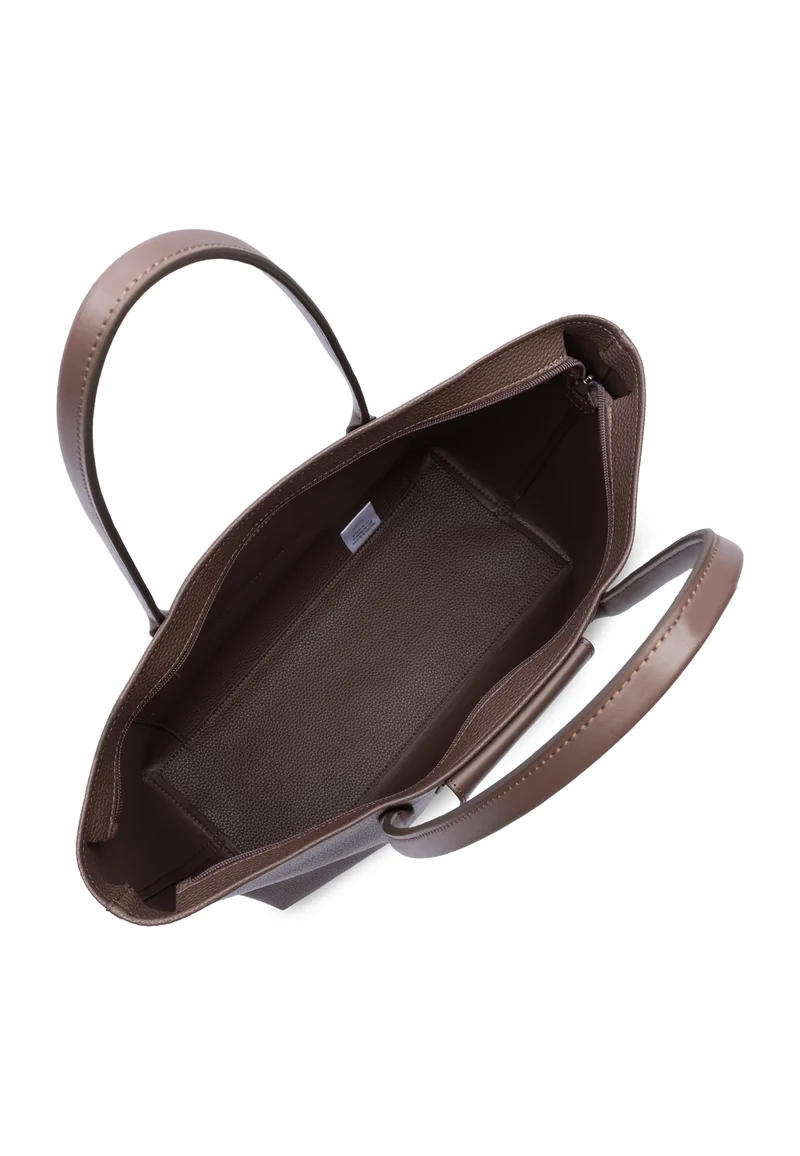 Lancaster Sac cabas épaule Zippé Maya Double KBA Marron