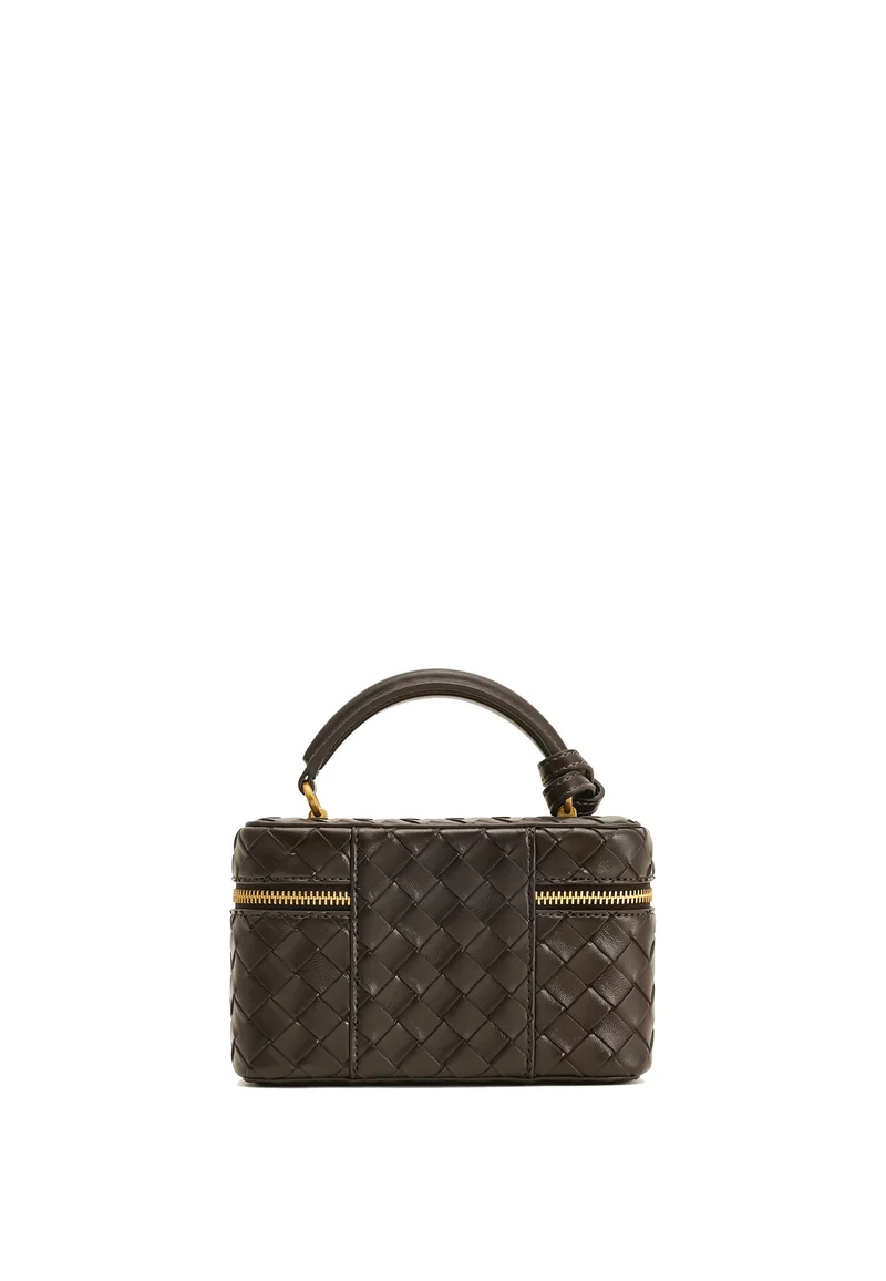 JW PEI Sac à main Cleo Tressé Dark Brown