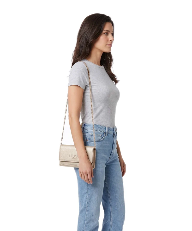 Liu Jo Caliwen XL Sac bandoulière light gold