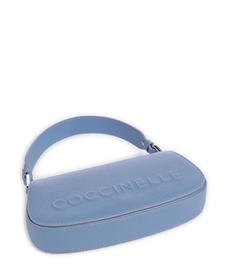Coccinelle Myrtha Maxi Logo Sac porté épaule azul