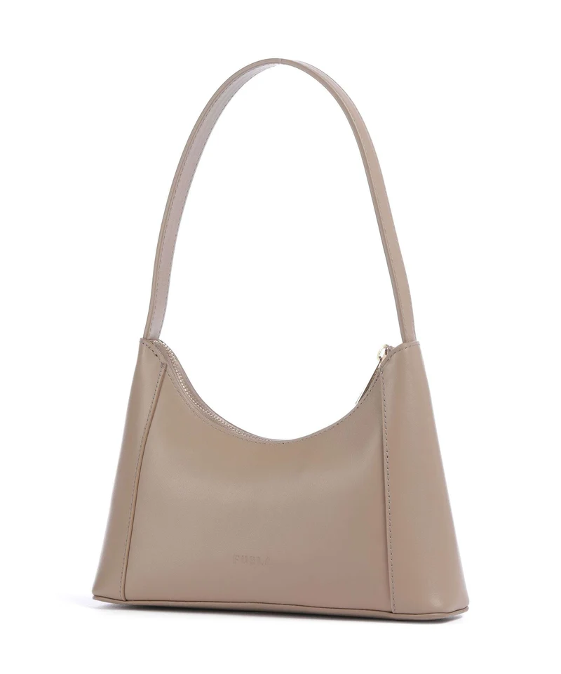 Furla Diamante Mini Sac porté épaule greige