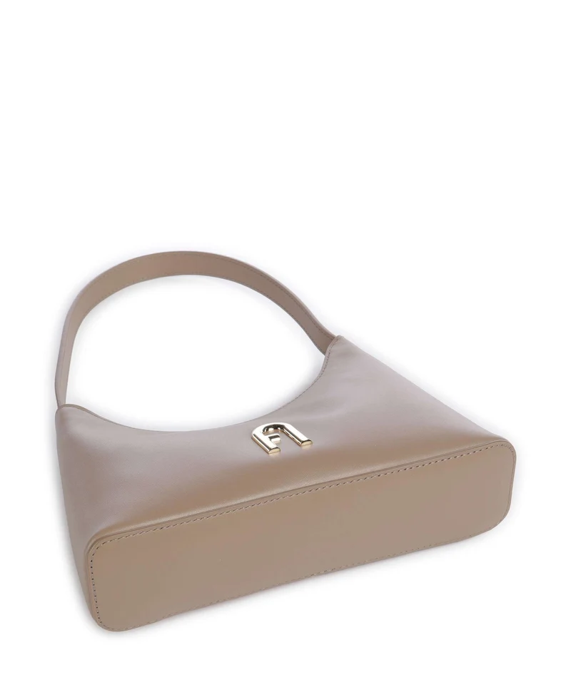 Furla Diamante Mini Sac porté épaule greige