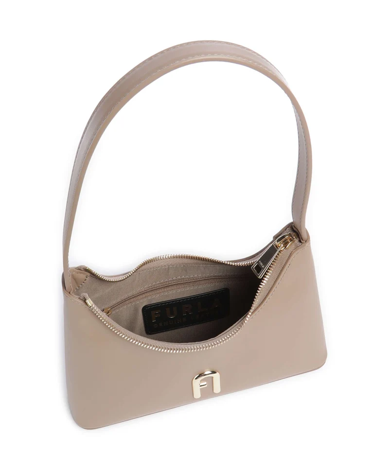 Furla Diamante Mini Sac porté épaule greige