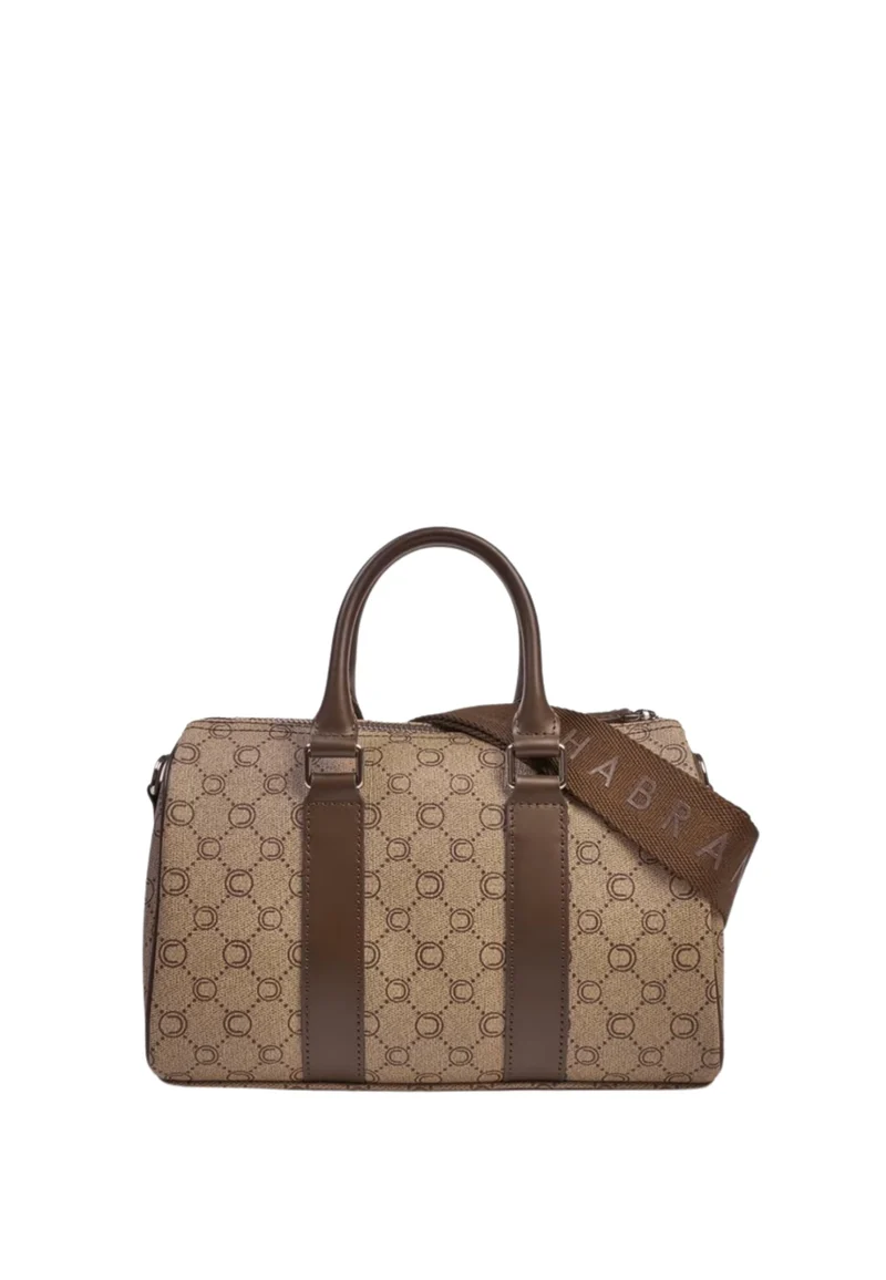 Chabrand Sacoche Icone Toile enduite Beige Marron