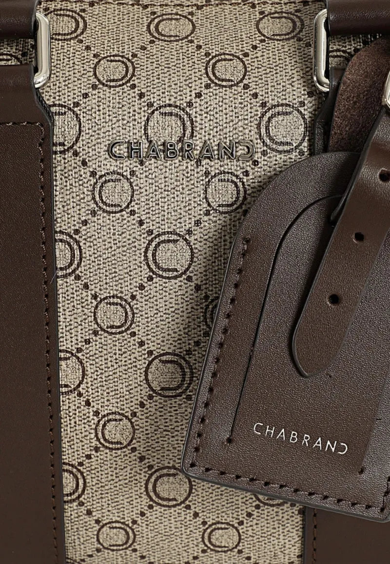 Chabrand Sacoche Icone Toile enduite Beige Marron
