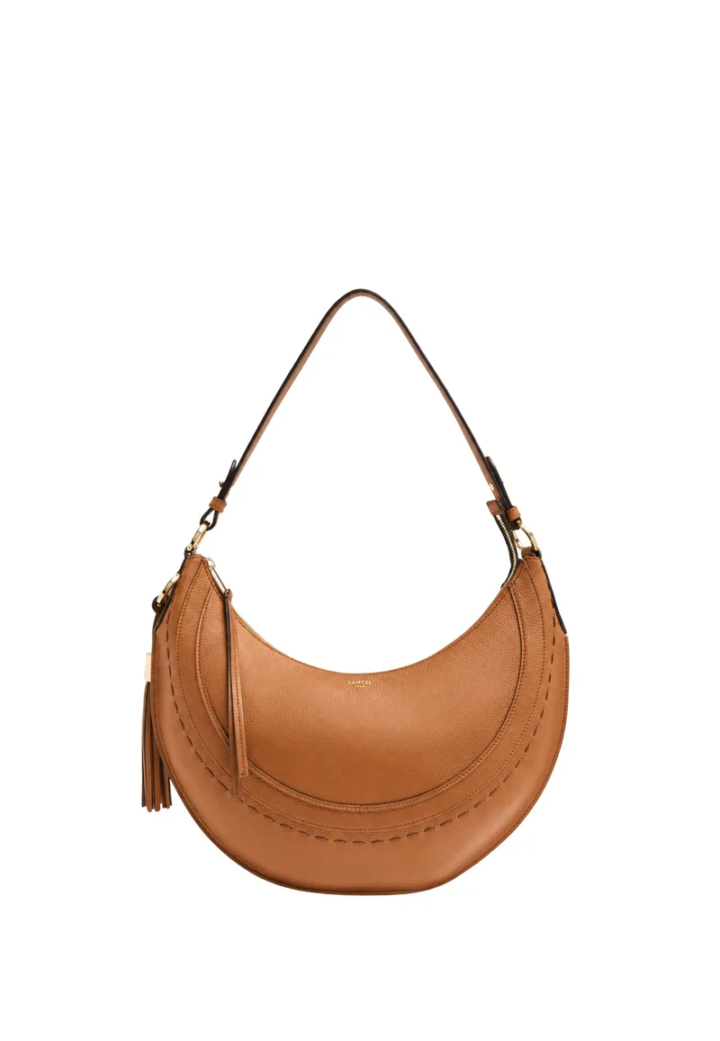 Lancel Sac Hobo Hobohème M Camel