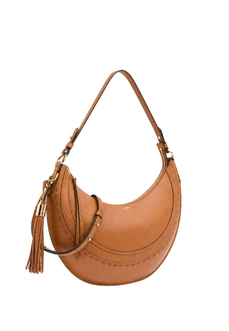 Lancel Sac Hobo Hobohème M Camel