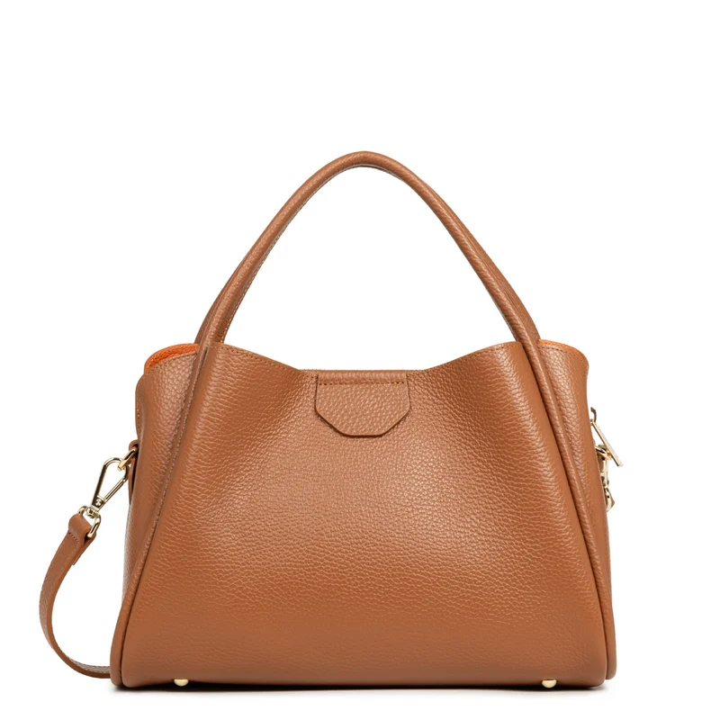 Lancaster Sac à main Aimantée M Ida Double Camel - In - Orange