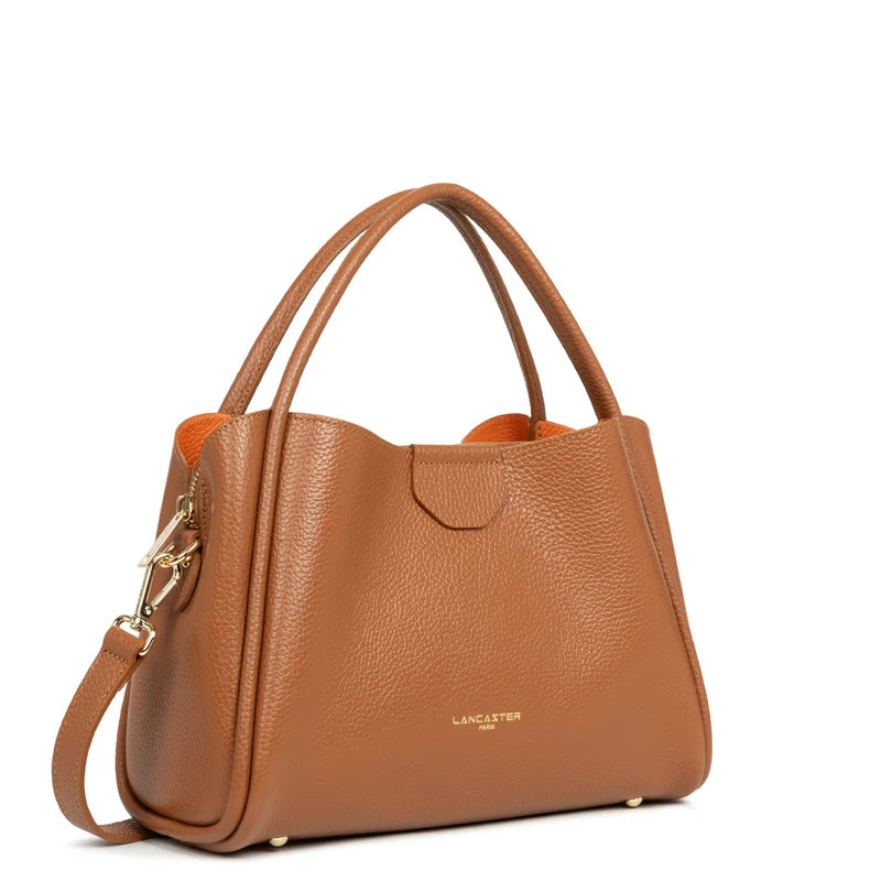 Lancaster Sac à main Aimantée M Ida Double Camel - In - Orange