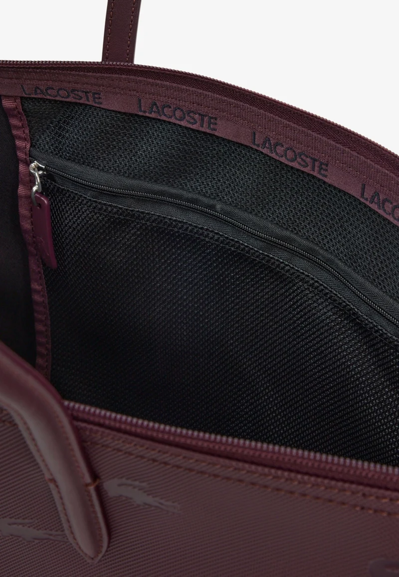 Lacoste Grand sac cabas Femme zippé Oxalis