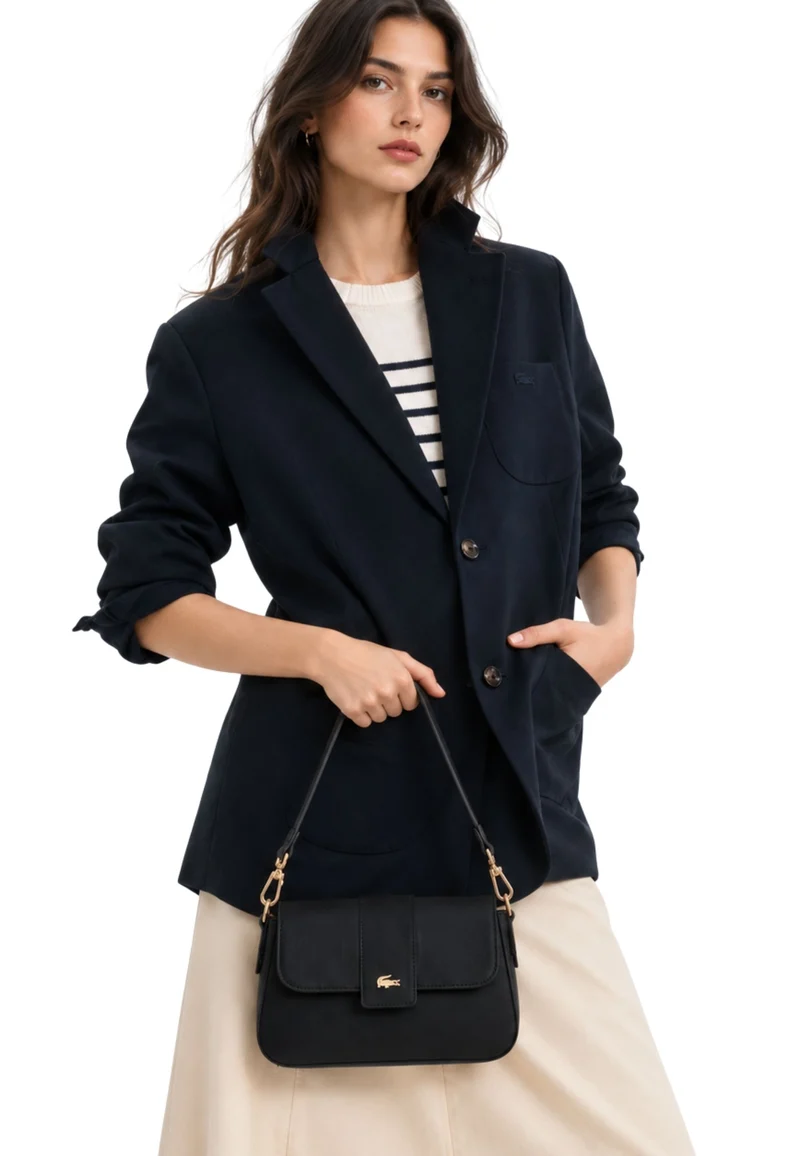 Lacoste Sac bandoulière Casual Femme Noir