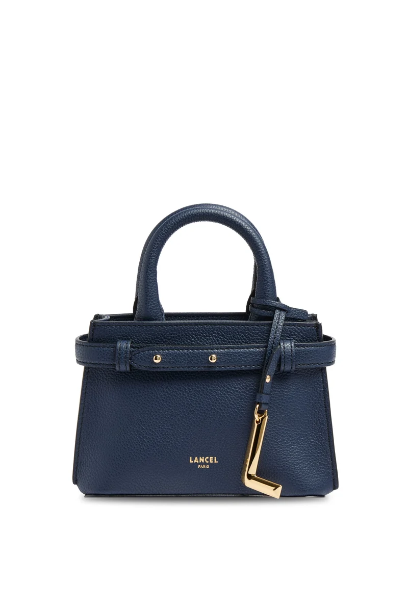 Lancel Faubourg Mini Carryall Sac Cuir Ultramarine
