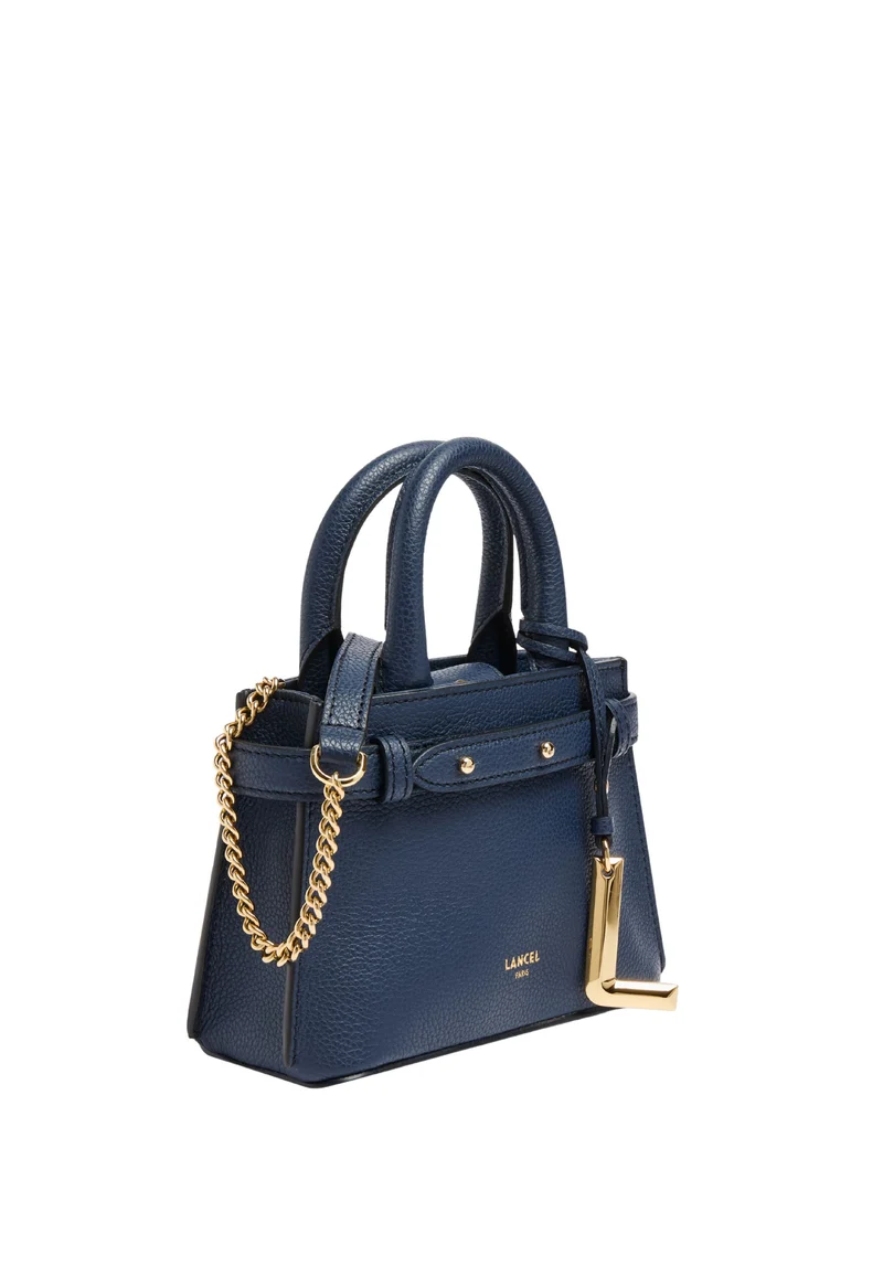 Lancel Faubourg Mini Carryall Sac Cuir Ultramarine