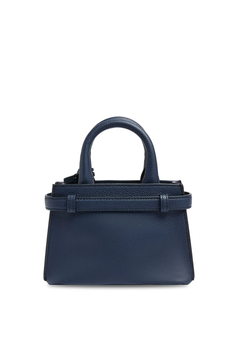 Lancel Faubourg Mini Carryall Sac Cuir Ultramarine