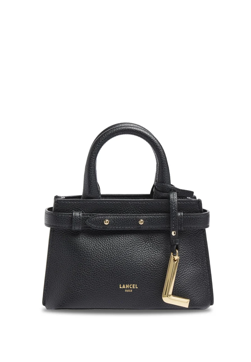 Lancel Faubourg Mini Carryall Sac Cuir Noir