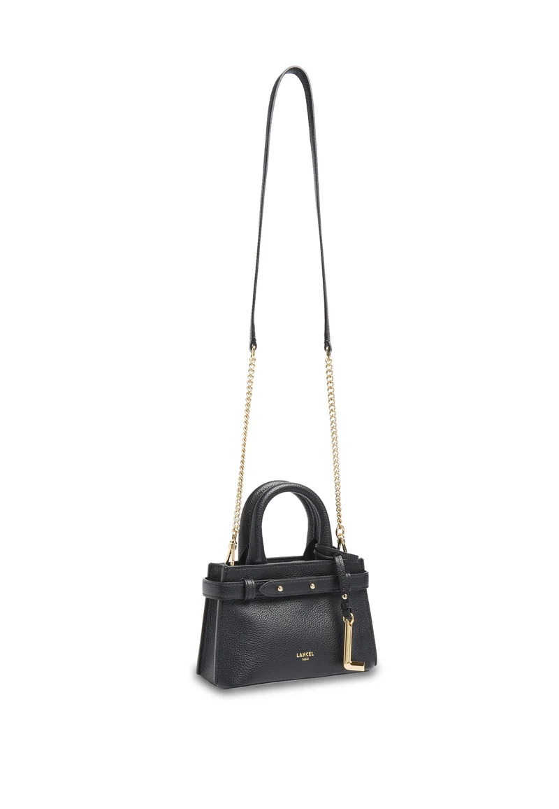 Lancel Faubourg Mini Carryall Sac Cuir Noir