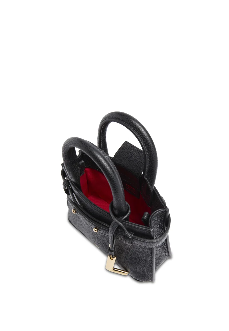 Lancel Faubourg Mini Carryall Sac Cuir Noir