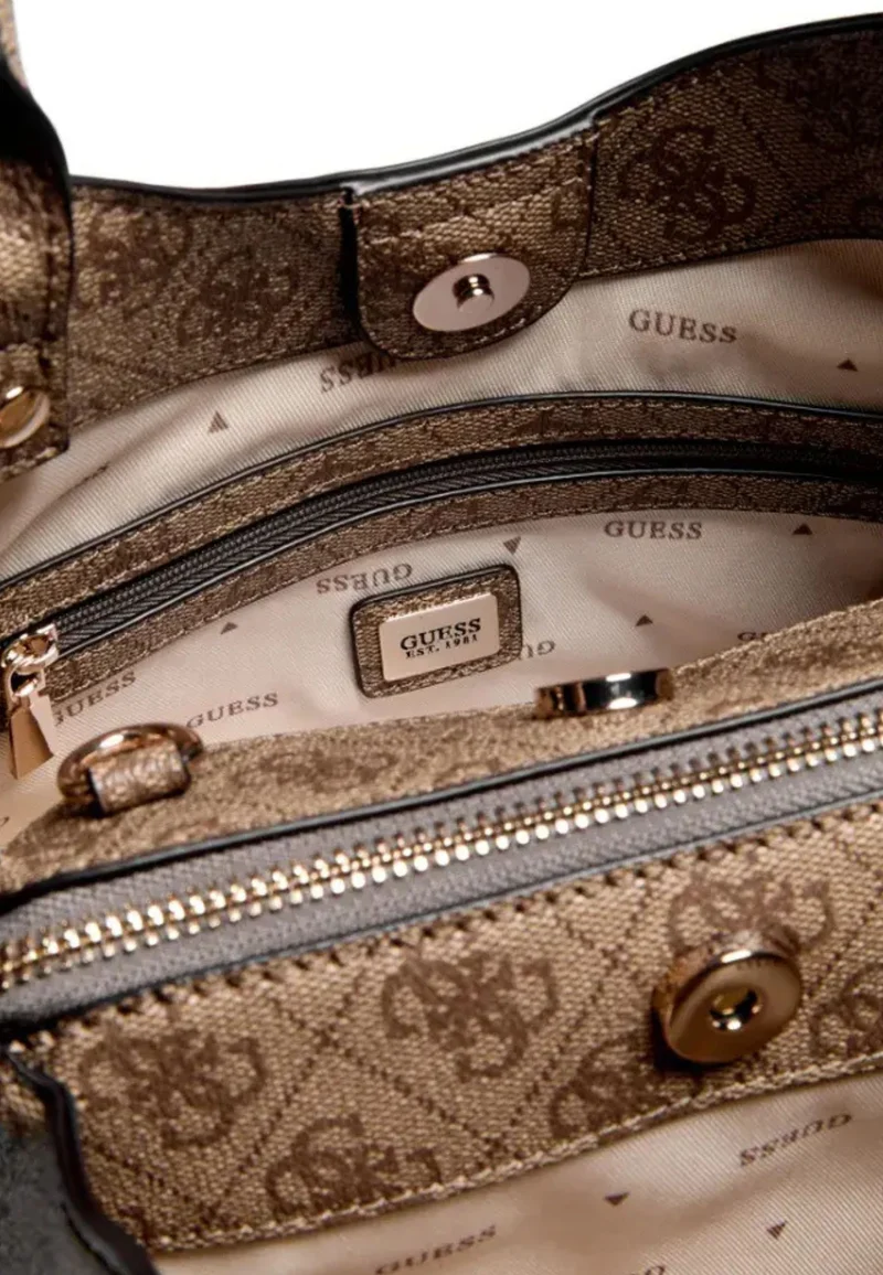 Guess Cabas Lorella Petit Monogramme Latte Logo