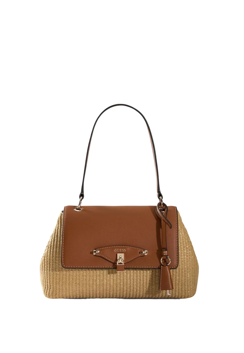 Guess Sac à Rabat Maggie Natural/Caramel