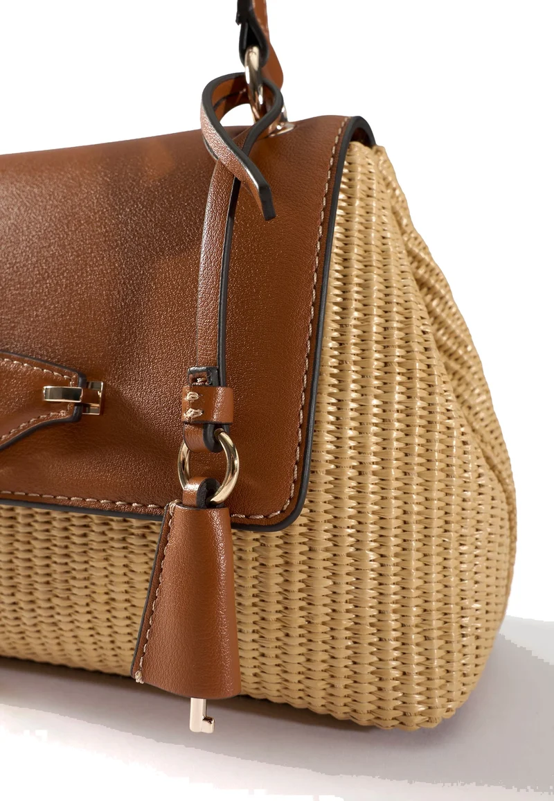 Guess Sac à Rabat Maggie Natural/Caramel