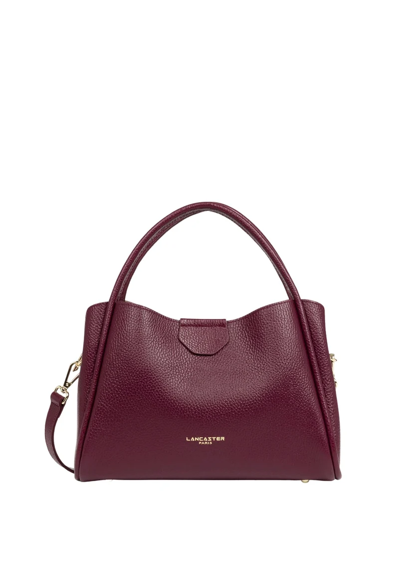 Lancaster Sac à main Aimantée M Ida Double Bordeaux Foncé