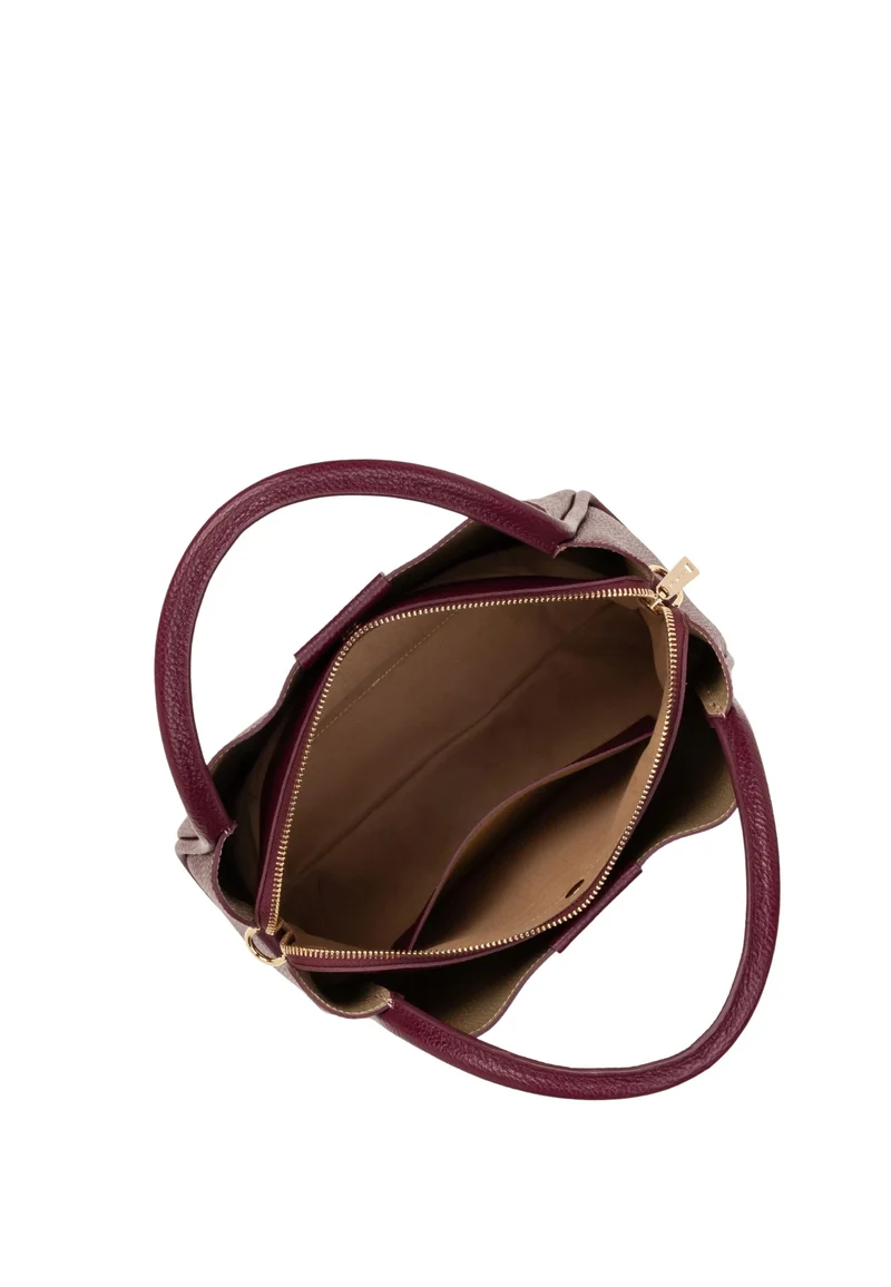 Lancaster Sac à main Aimantée M Ida Double Bordeaux Foncé