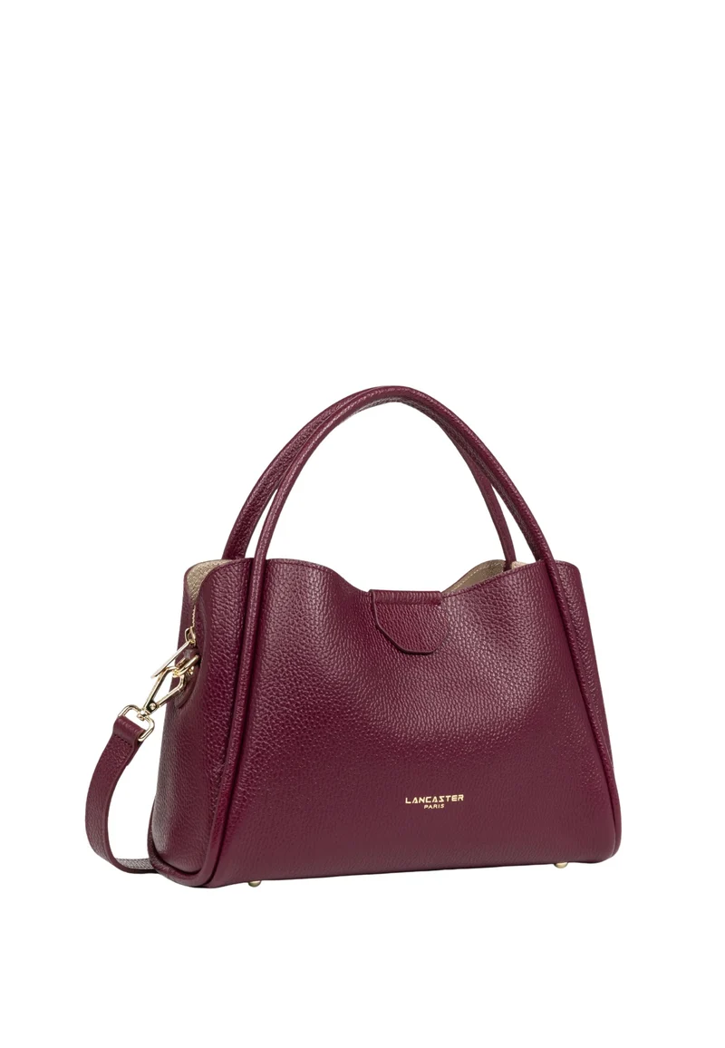 Lancaster Sac à main Aimantée M Ida Double Bordeaux Foncé