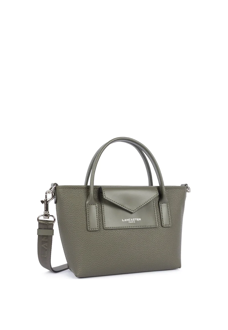Lancaster Sac cabas main Zippé Maya Double KBA Kaki