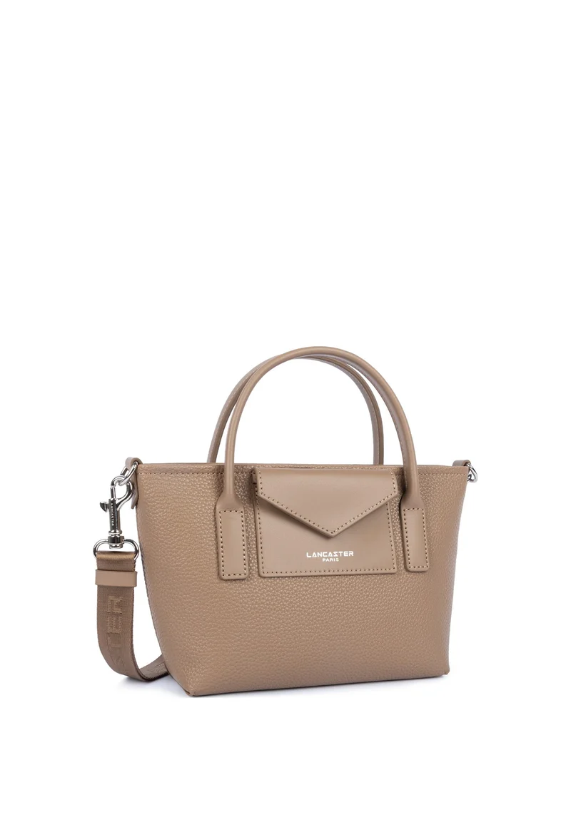 Lancaster Sac cabas main Zippé Maya Double KBA Praline
