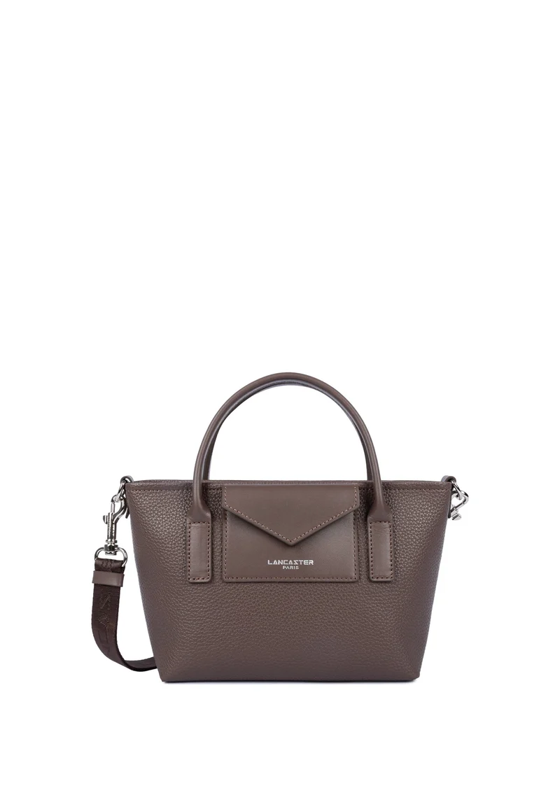 Lancaster Sac cabas main Zippé Maya Double KBA Marron