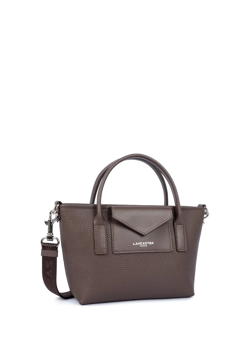 Lancaster Sac cabas main Zippé Maya Double KBA Marron