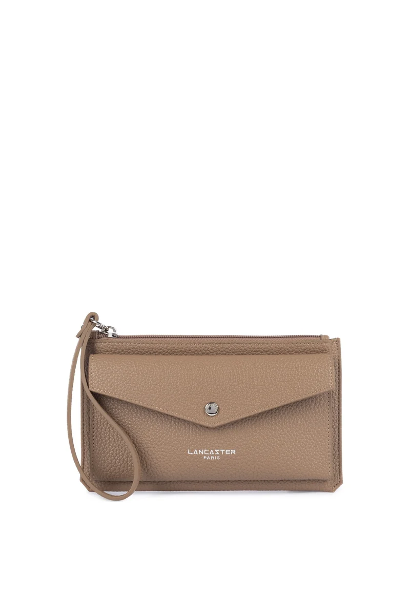 Lancaster Pochette Zippé Maya Double KBA Praline