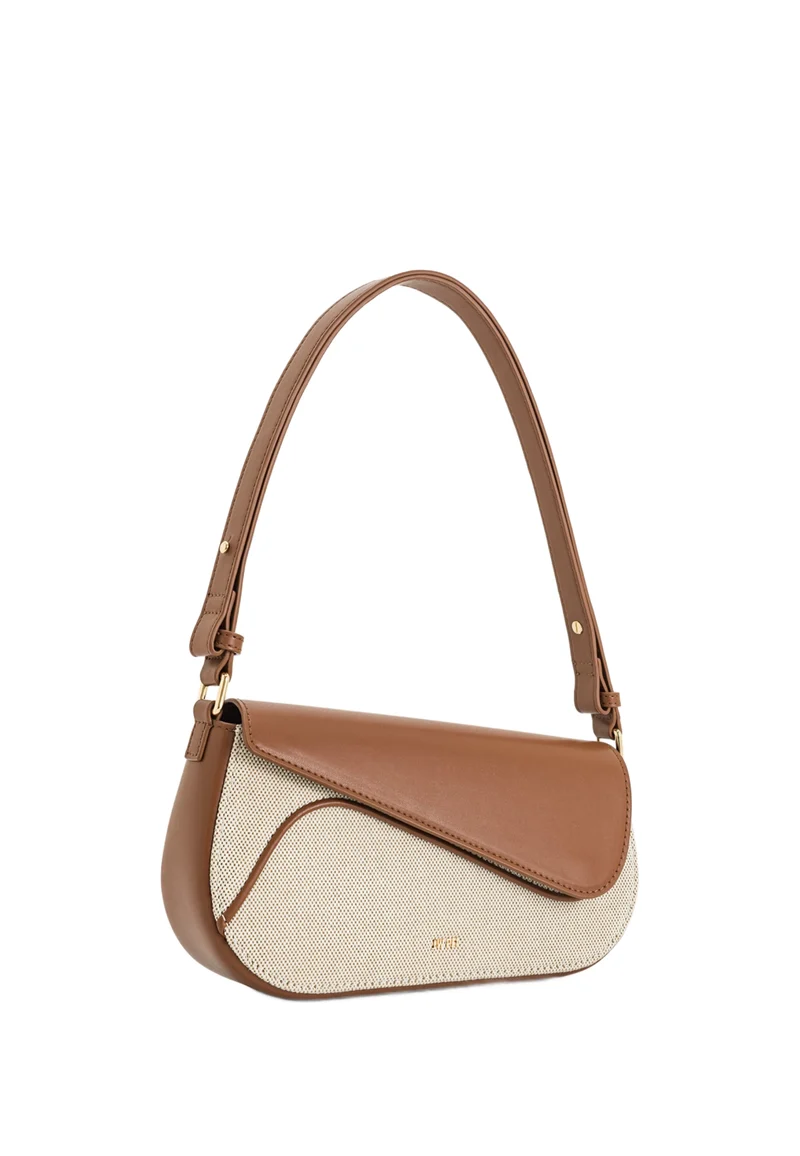 JW PEI Sac Bandoulière Addisyn Brown Canvas