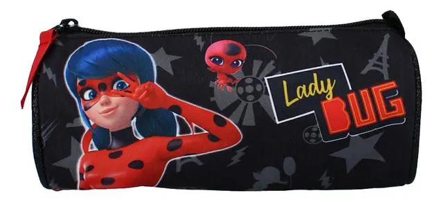 Trousse ronde Miraculous Ladybug noire
