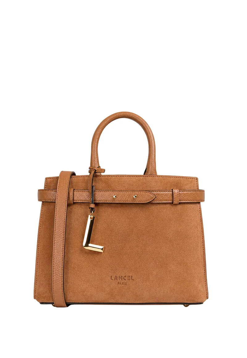 Lancel Faubourg Sac Carryall Cuir Camel