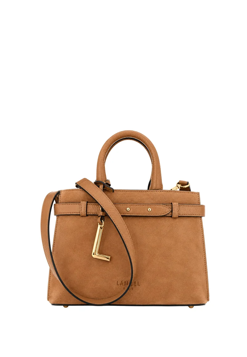 Lancel Faubourg Sac Carryall Cuir Camel