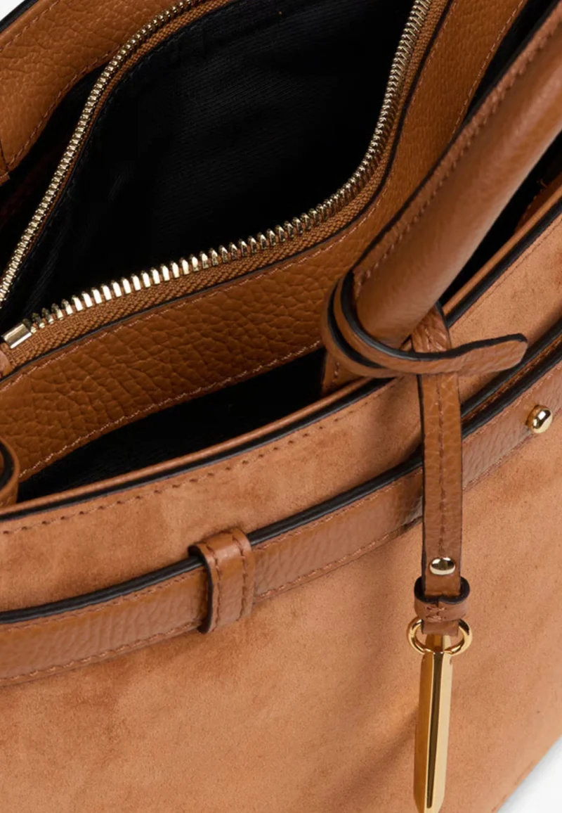 Lancel Faubourg Sac Carryall Cuir Camel