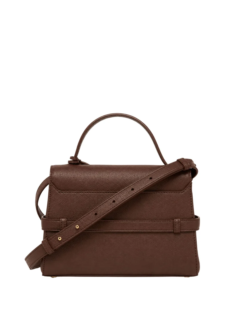Lancel Faubourg Sac Porté Main Cuir Noix De Coco