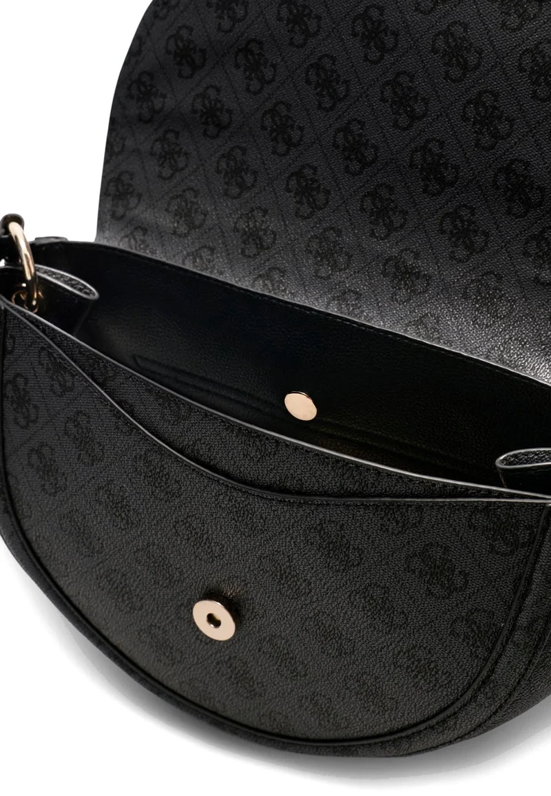 Guess Sac à Rabat Coleen Monogramme Coal Logo II