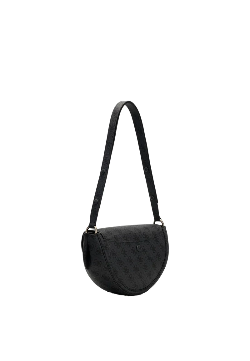 Guess Sac à Rabat Coleen Monogramme Coal Logo II