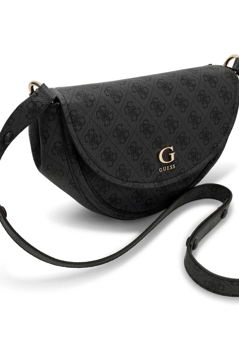 Guess Sac à Rabat Coleen Monogramme Coal Logo II