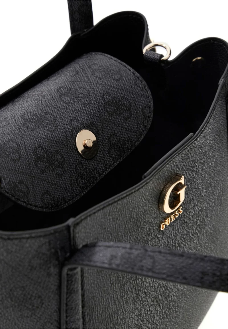 Guess Sac à Main Coleen Petit Monogramme Coal Logo