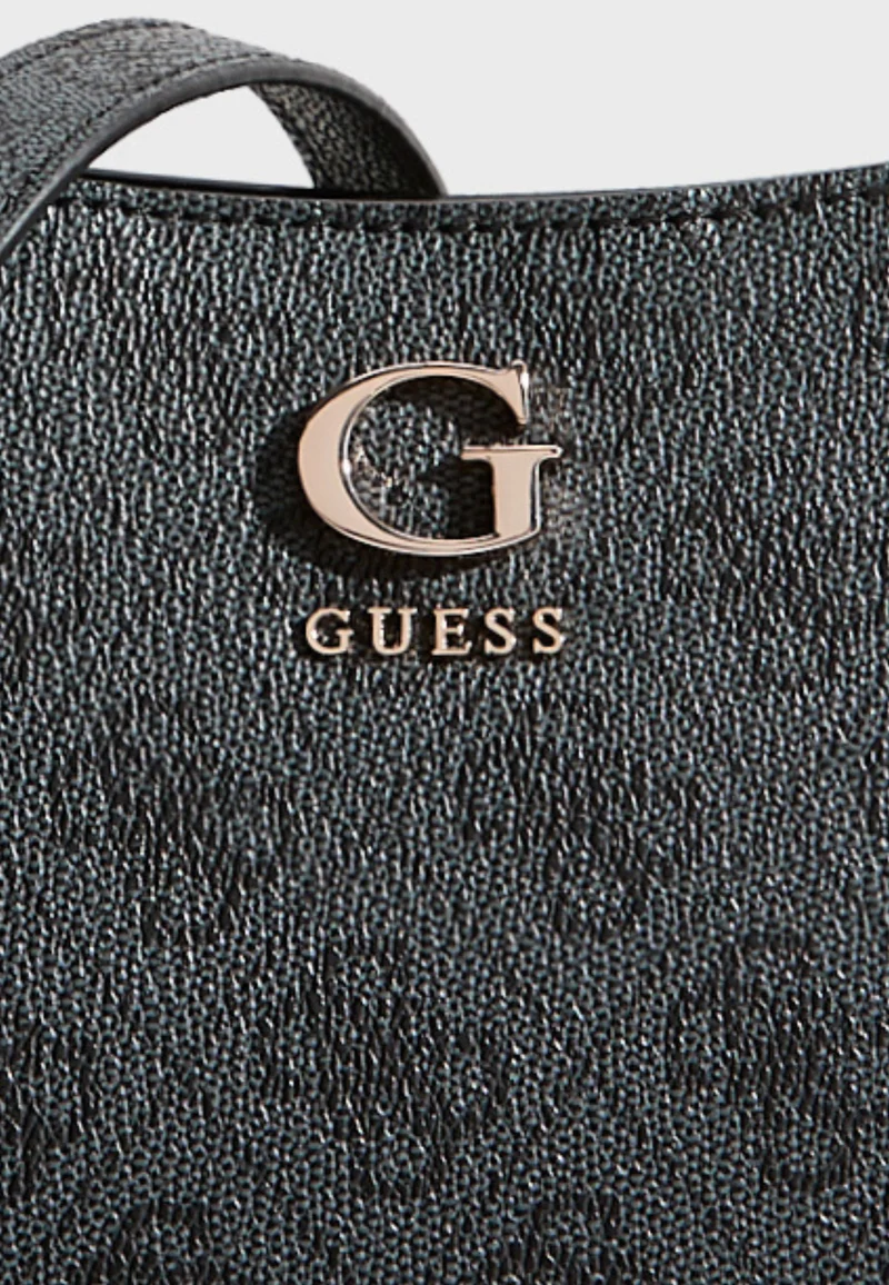 Guess Sac à Main Coleen Petit Monogramme Coal Logo