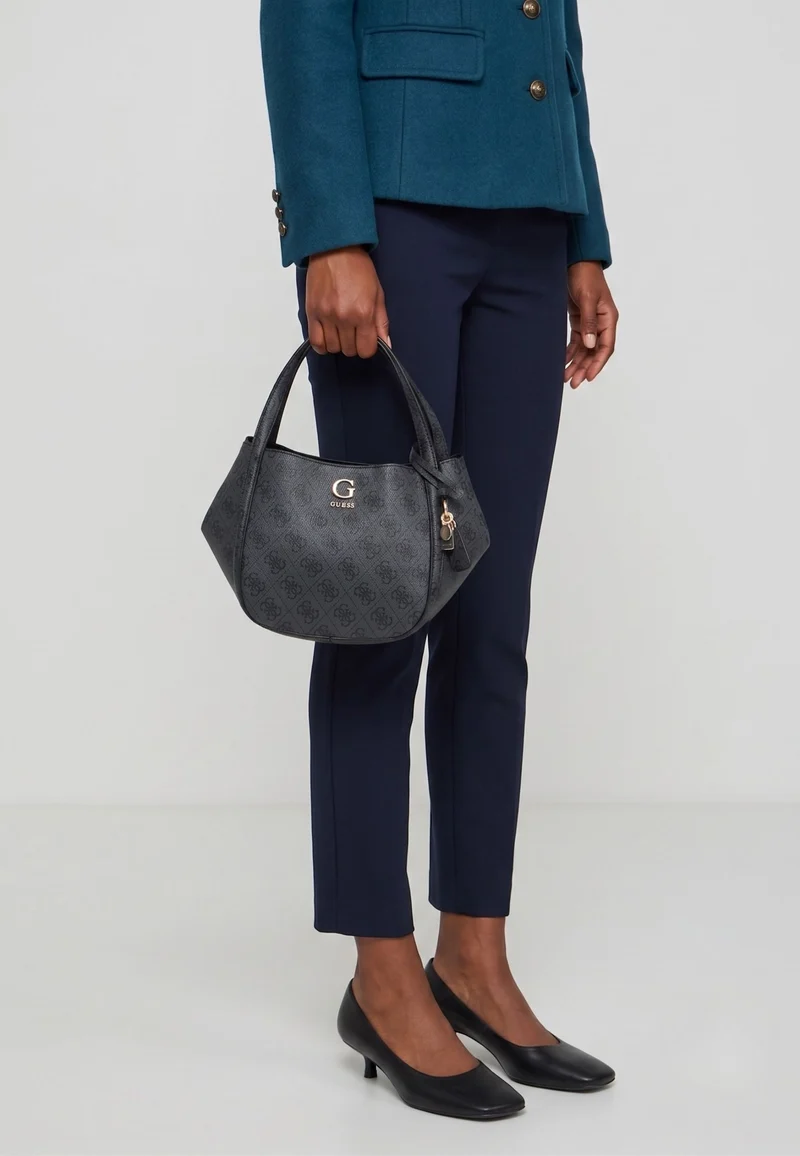 Guess Sac à Main Coleen Petit Monogramme Coal Logo