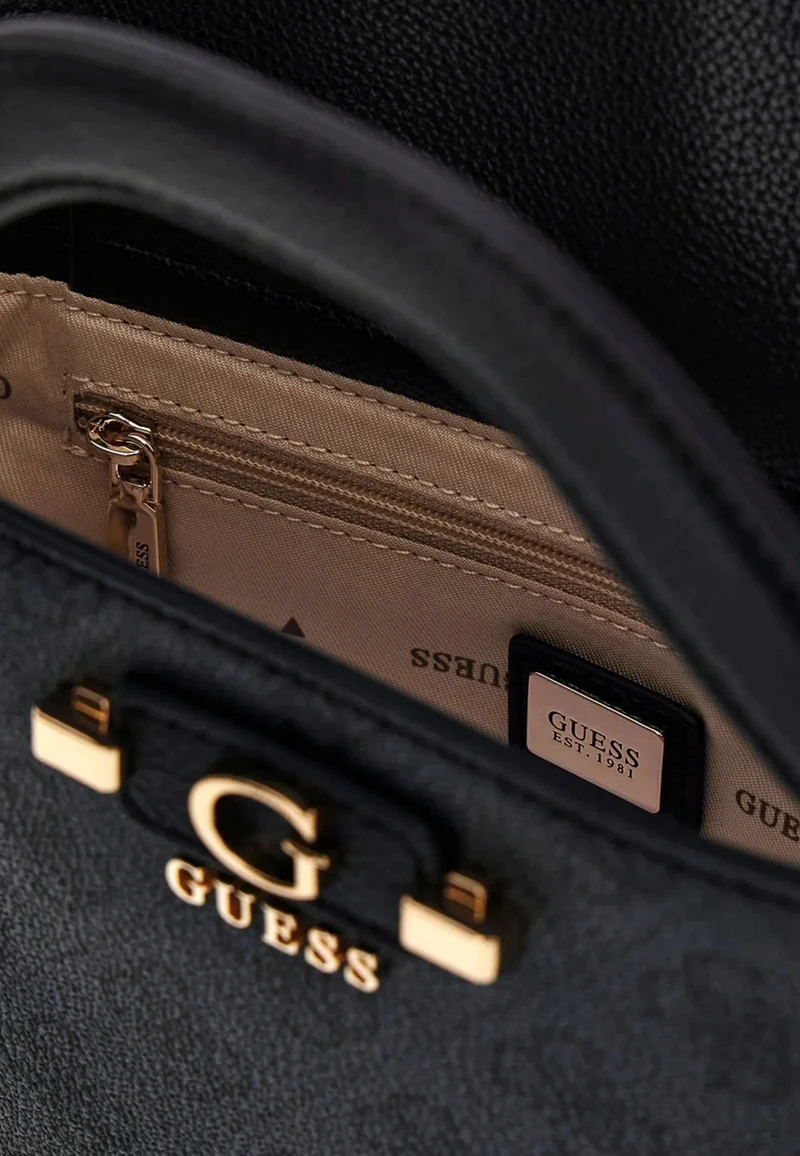 Guess Cabas Lindsey Mini Coal Logo