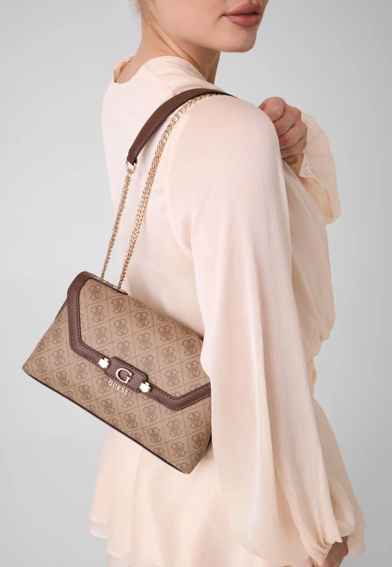 Guess Sac à Rabat Lindsey Latte Logo