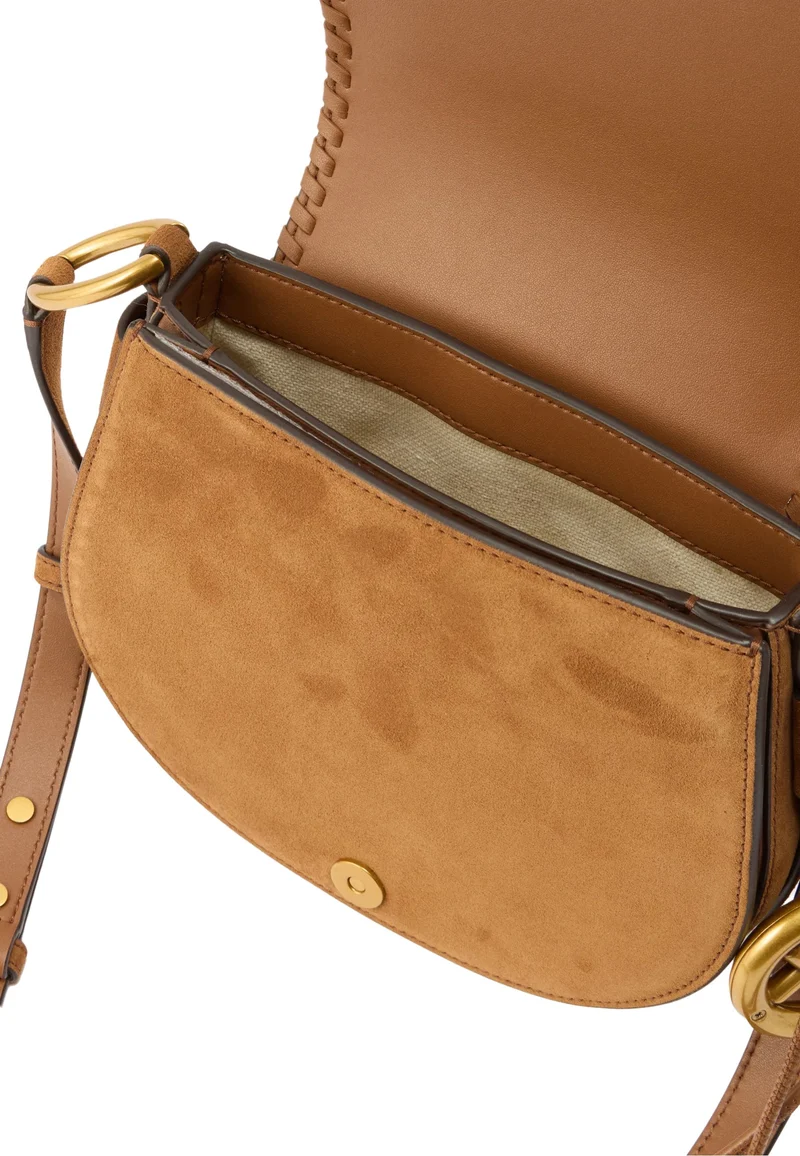 Michael Kors Sac Bandoulière Cuir Josie 30S6AQ5M6O Marron