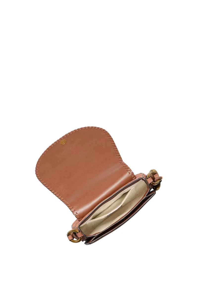 Michael Kors Sac Bandoulière Cuir Josie 30S6AQ5M6O Marron