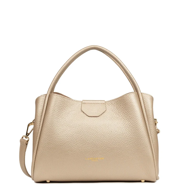 Lancaster Sac à main Aimantée M Ida Double Or pâle - In - Nude